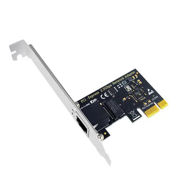 Alt view image 3 of 4 - JMT PCI-E 2.5G Gigabit Network Card 2500M Soft Routing 5Gbps Wired/Wireless for Desktop (SU-LE8105P)