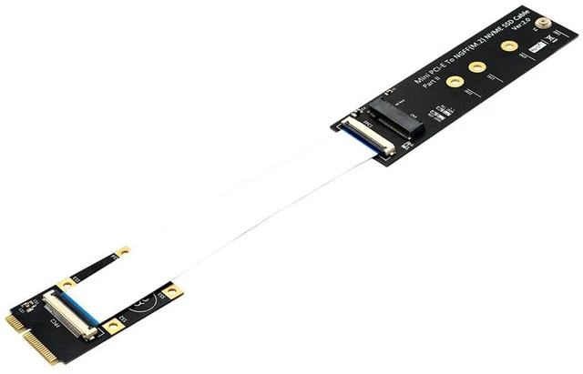 Main image of JMT Mini PCI-E to M.2 NGFF Key M Extension Cable with FFC Cable for M.2 2230/2242/2260/2280 Card