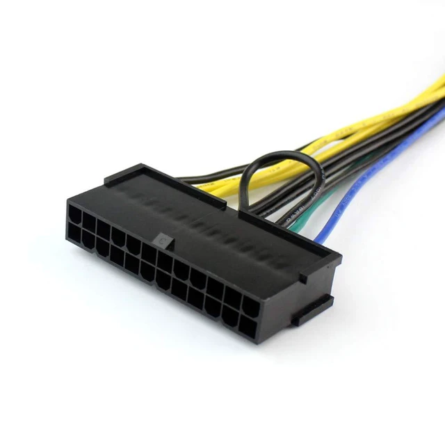 Alt view image 4 of 5 - JMT 1PCS 30cm 24P to 10P,10p Power Cord 10-pin Adapter Cable 24-pin to 10-pin ATX Main Power Adapter Braided Cable for Lenovo Motherboard (No Envelope net)