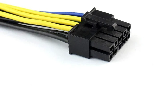Alt view image 5 of 5 - JMT 1PCS 30cm 24P to 10P,10p Power Cord 10-pin Adapter Cable 24-pin to 10-pin ATX Main Power Adapter Braided Cable for Lenovo Motherboard (No Envelope net)