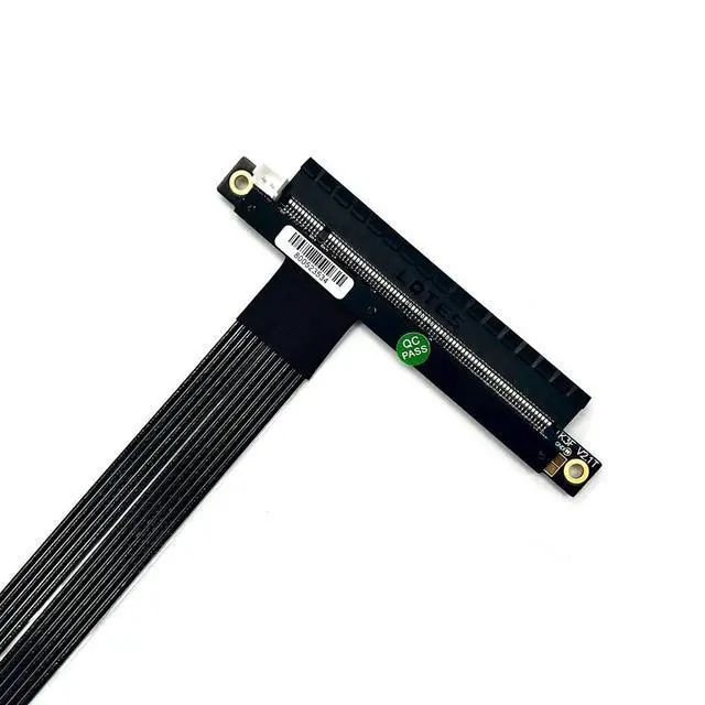 Alt view image 3 of 4 - ADT-K43U M.2 MKey to PCIe5.0 x16 Graphics Card Extension Cable 128Gbps Compatible with NVMe MKey GPU STX Motherboard (K43UF-BK-5.0,15CM)