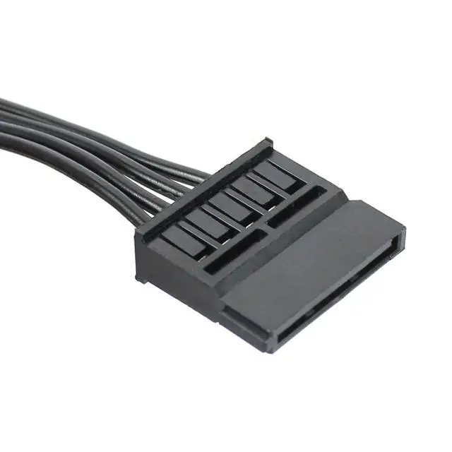 Alt view image 4 of 5 - JMT PC Power Supply Cable Motherboard ATX Mini 4 Pin to SATA SSD for Lenovo M410 M415 M425 B415 M610 M710 M4200R Motherboard 4P to 1 / Turn 2 SATA (Type 4 45cm)