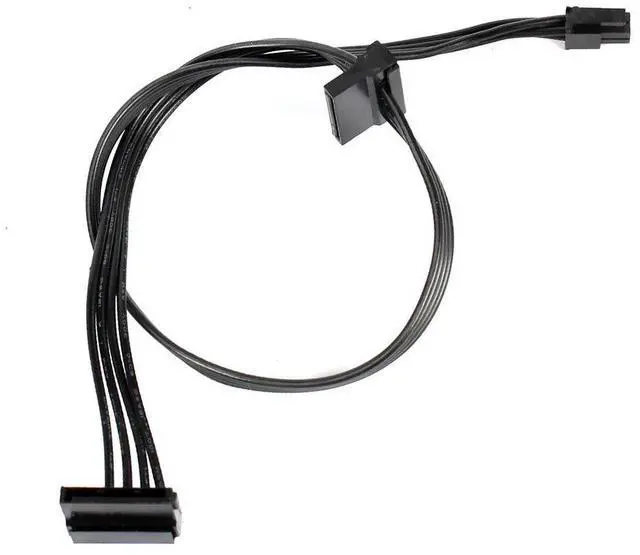 Main image of JMT PC Power Supply Cable Mini 4 Pin to SATA SSD for Lenovo M410 M415 M425 B415 M610 M710 M4200R Motherboard 4P to 1 / Turn 2 SATA (Type 2 45cm)