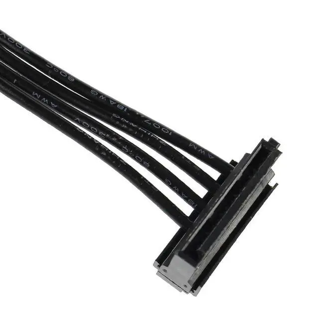 Alt view image 3 of 4 - JMT PC Power Supply Cable Mini 4 Pin to SATA SSD for Lenovo M410 M415 M425 B415 M610 M710 M4200R Motherboard 4P to 1 / Turn 2 SATA (Type 2 45cm)