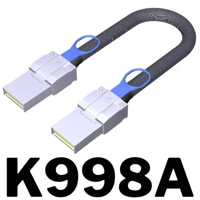 Alt view image 2 of 5 - ADT-K998 CDFP PCIe5.0 Extension Cable x16 Gen5 512Gbps CopprLink High-Speed Adapter SFF-TA-1032 (0.8M/K998A)
