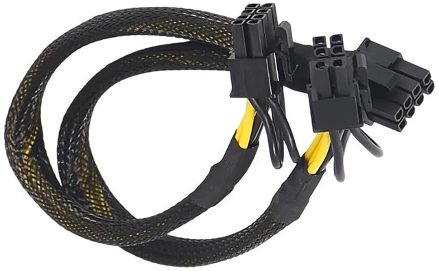 Main image of JMT 8P Graphics Card Power Cord T5810 T5820 Server GPU Power Cord Compatible with Dell T5810 T5820 (30cm,8P to Dual 6+2)