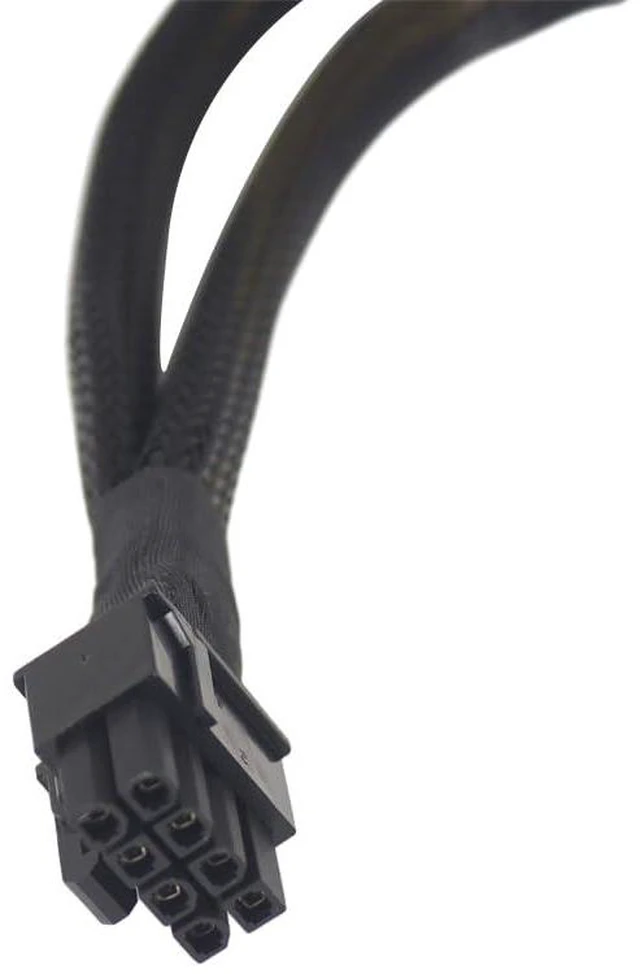 Alt view image 5 of 5 - JMT 8P Graphics Card Power Cord T5810 T5820 Server GPU Power Cord Compatible with Dell T5810 T5820 (30cm,8P to Dual 6+2)