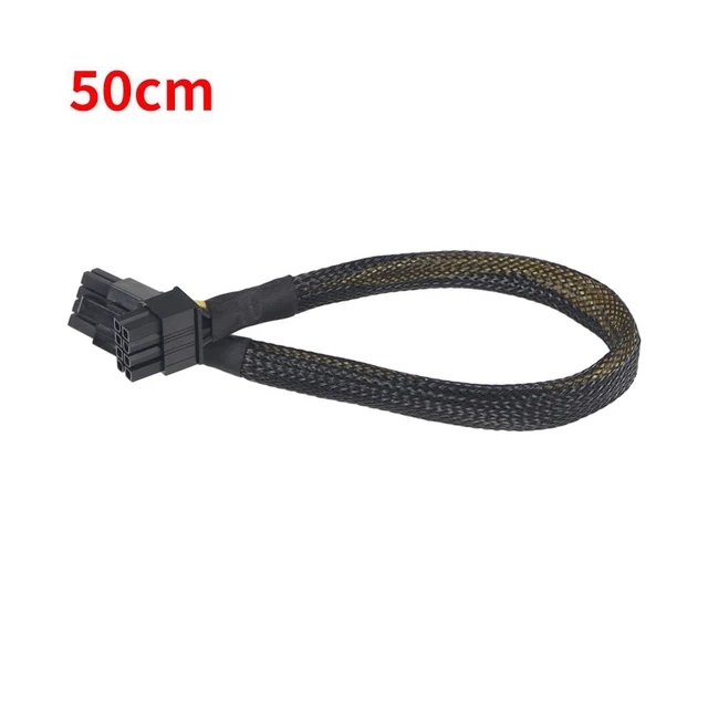 Alt view image 2 of 6 - JMT 8P Graphics Card Power Cord T5810 T5820 Server GPU Power Cord Compatible with Dell T5810 T5820 (50cm,8P to 8P)