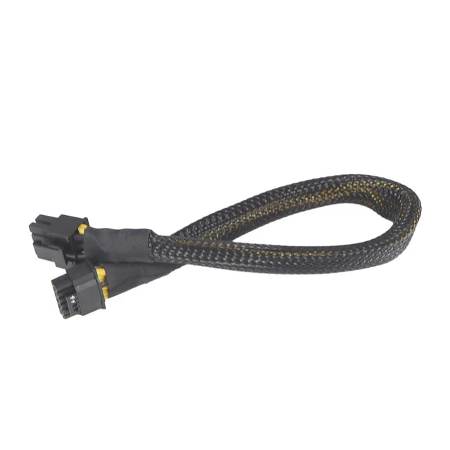 Alt view image 4 of 6 - JMT 8P Graphics Card Power Cord T5810 T5820 Server GPU Power Cord Compatible with Dell T5810 T5820 (50cm,8P to 4090 16P)