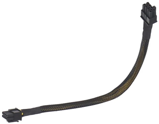 Alt view image 5 of 6 - JMT 8P Graphics Card Power Cord T5810 T5820 Server GPU Power Cord Compatible with Dell T5810 T5820 (50cm,8P to 8P)