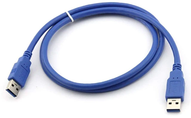 Alt view image 2 of 4 - USB 3.0 2.0 Micro B Mini USB 10Pin Cable USB3.1 Type C Fast Data Sync Cord Extension Male M-M 30cm for SSD HDD Enclosure (USB 2.0 Male to Male)
