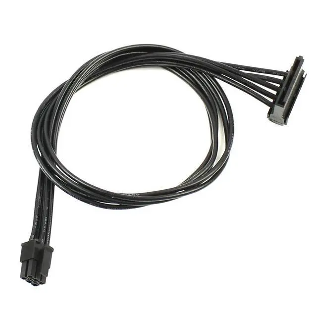 Alt view image 2 of 6 - JMT 40CM 6Pin to SATA SDD Power Cable for DELL Vostro 3070 3670 967 3977 3980 Desktop Computer Power Supply Expansion Cable