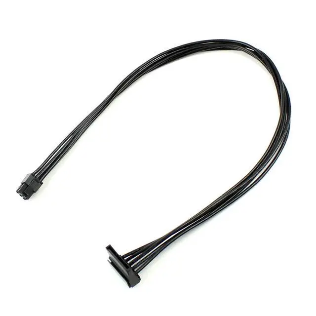 Alt view image 6 of 6 - JMT 40CM 6Pin to SATA SDD Power Cable for DELL Vostro 3070 3670 967 3977 3980 Desktop Computer Power Supply Expansion Cable