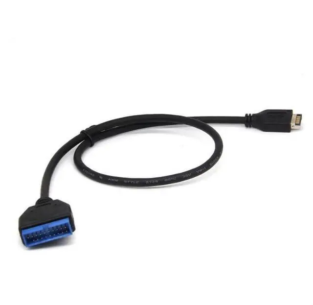 Alt view image 4 of 5 - JMT USB 3.1 Adapter Cable Type-E Male to IDC 20P Male USB 3.0 20Pin Extension Cable for Computer Motherboard 30cm (1pcs)