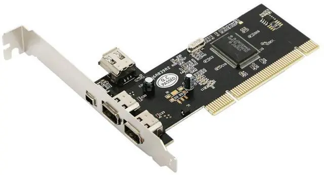 Main image of JMT PCI Combo 1394A 4 Ports (3+1) Firewire iLink PCI Controller Card Extension Adapter PCI 6 to 4pin with IEEE 1394 Cable for Firewire Computer