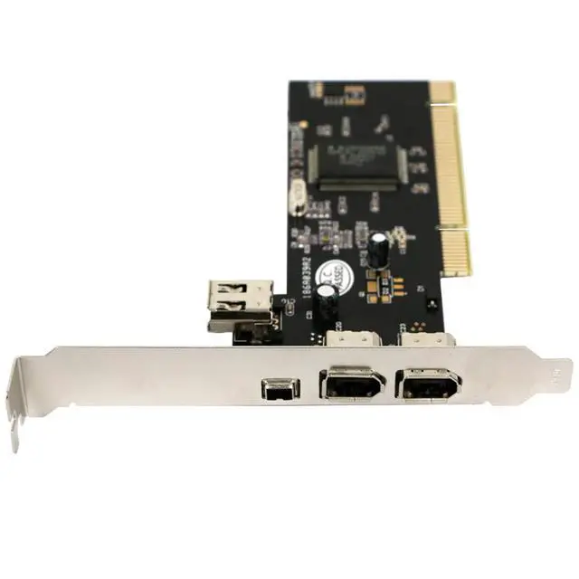 Alt view image 6 of 6 - JMT PCI Combo 1394A 4 Ports (3+1) Firewire iLink PCI Controller Card Extension Adapter PCI 6 to 4pin with IEEE 1394 Cable for Firewire Computer