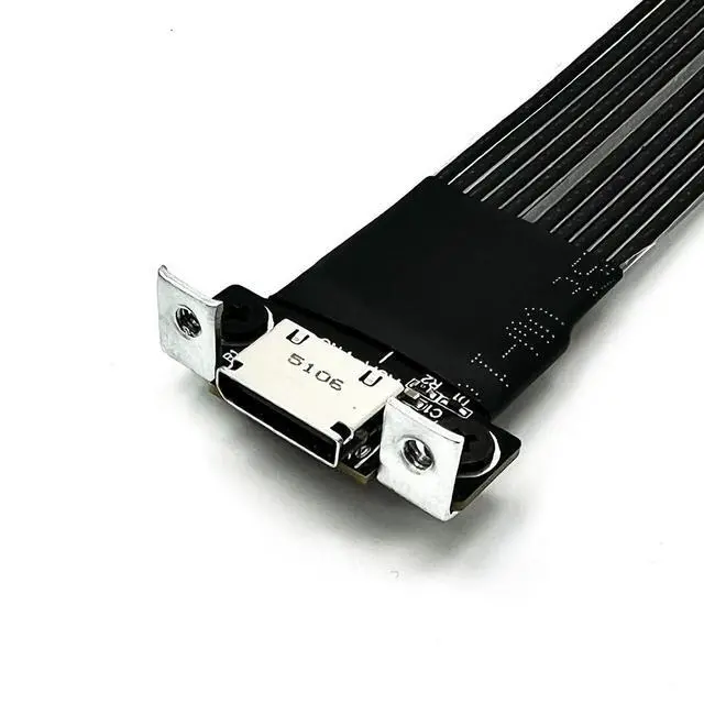 Alt view image 3 of 7 - JMT ADT-K49SA-BK PCIe4.0 x4 M.2 NVMe to OcuLink SFF-8611/8612 Adapter 64Gbps Graphics Card External Extension Cable (K49SA-BK,15cm)