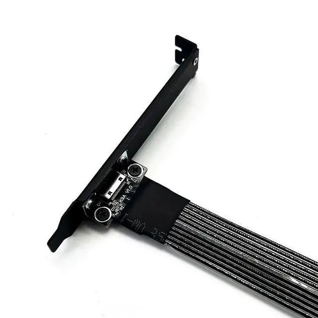 Alt view image 3 of 7 - JMT ADT-K49SA-BK PCIe4.0 x4 M.2 NVMe to OcuLink SFF-8611/8612 Adapter 64Gbps Graphics Card External Extension Cable (K49SA-BK-02,15cm)