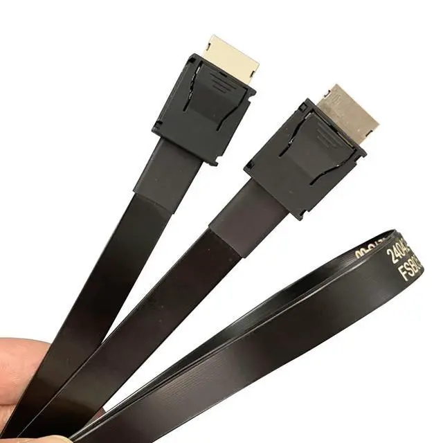 Alt view image 5 of 7 - JMT ADT-K49SA-BK PCIe4.0 x4 M.2 NVMe to OcuLink SFF-8611/8612 Adapter 64Gbps Graphics Card External Extension Cable (K49SA-BK-01,15cm)