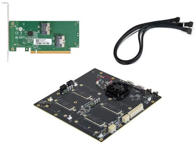 Main image of 300G NVLink Interconnect Graphics Card Extender Dual-Card Configuration AOM-SXMV Simplified Support AT/MT Mode Compatible with GPU V100 SXM2 (with Internal Kit)