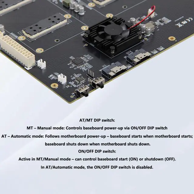 Alt view image 4 of 7 - 300G NVLink Interconnect Graphics Card Extender Dual-Card Configuration AOM-SXMV Simplified Support AT/MT Mode Compatible with GPU V100 SXM2 (with External Kit)