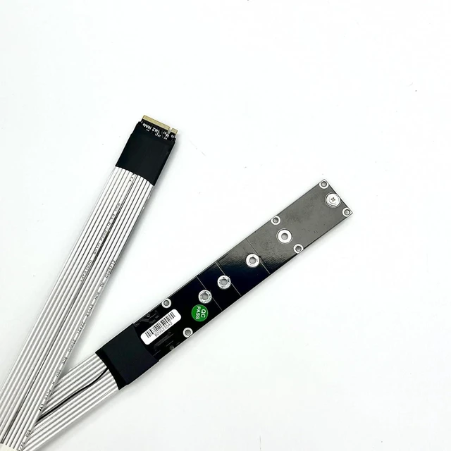 Alt view image 4 of 5 - ADT-K44S PCIe 5.0 M.2 M Key SSD Extension Cable 128Gbps High Speed Compatible with NVMe 2280 22110 SSD (K44SH-SI,20CM)