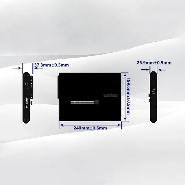 Alt view image 5 of 7 - ADT-K45UT-BK10 USB4 Docking Station 80Gbps PCIe 4.0 x4 High Speed Graphics Card External Conversion Adapter Compatible with Thunderbolt 5 4 3