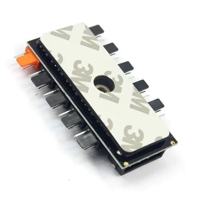 Alt view image 7 of 7 - JMT PC 1 to 10 4Pin / SATA Cooling Fan Hub Cooler Splitter Cable PWM 12V Led Speed Power Supply Adapter for Mini Computer (4PIN)