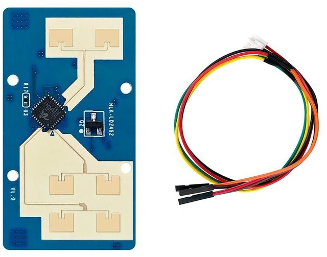 Main image of HLK-LD2452 24GHz Multi-Target Human Positioning and Tracking Radar Module 6m Detection Distance Angle Speed Measurement Sensor Sweep Bandwidth Max.0.25G (Kit A)