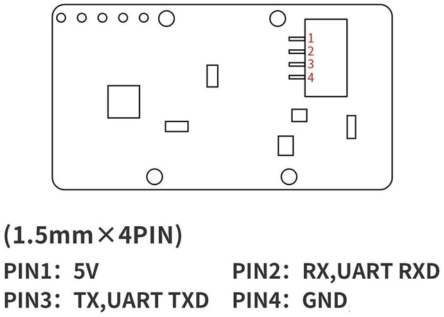 Alt view image 6 of 7 - HLK-LD2452 24GHz Multi-Target Human Positioning and Tracking Radar Module 6m Detection Distance Angle Speed Measurement Sensor Sweep Bandwidth Max.0.25G (Kit A)