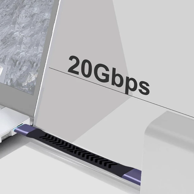 Alt view image 2 of 5 - JMT USB C Extension Cable USB3.2 Gen2 Male to Male Data Cable High Speed Fast Charging Cord (40G)