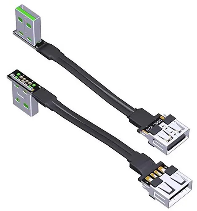 Main image of JMT USB2.0 Type A to Type A Extension Cable USB 2.0 Extender Connection Cord Power Supply Data Cable (S4C-S3K,15cm)