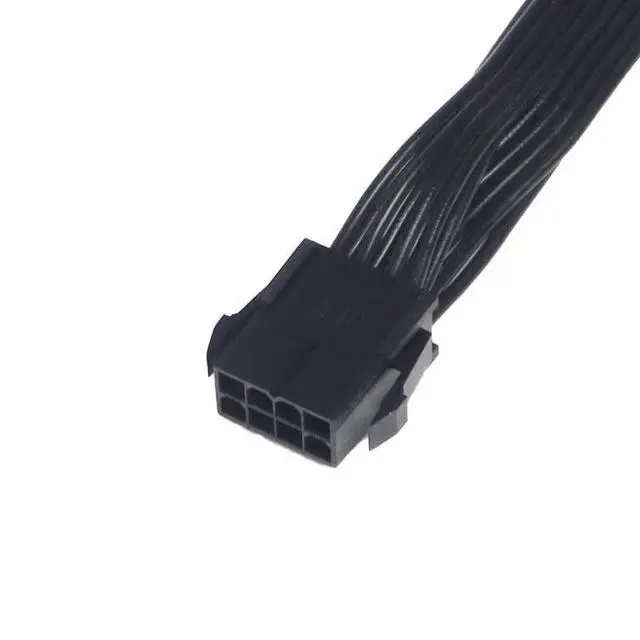 Alt view image 3 of 7 - JMT CPU Power Splitter Cable 8Pin to Dual CPU 8 Pin CPU 12V to Motherboard Power Adapter Y Splitter Extension Cord Cable (30cm)