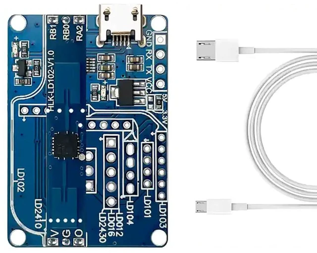 Main image of JMT HLK-LD102 10g Hand Sweep Sensor Near Field Wave Trigger Ra DAR Module Serial IO Output (with Pin Test Kit 2)