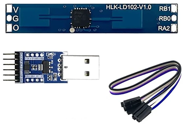 Main image of JMT HLK-LD102 10g Hand Sweep Sensor Near Field Wave Trigger Ra DAR Module Serial IO Output (with Pin Test Kit 1)