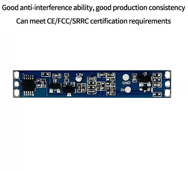 Alt view image 4 of 7 - JMT HLK-LD102 10g Hand Sweep Sensor Near Field Wave Trigger Ra DAR Module Serial IO Output (with Pin Test Kit 2)