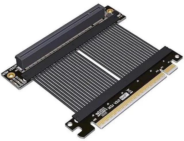 Main image of JMT ADT-M33 JM JK PCIe 4.0 x16 Graphics Card Extension Cable Gen4 256Gbps 15CM Compatible with ATX Chassis RTX4090 RX7900xtx GPU (M33JM-SL 7CM)