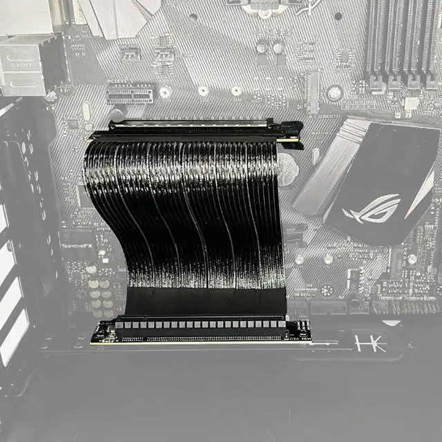 Alt view image 3 of 7 - JMT ADT-M33 JM JK PCIe 4.0 x16 Graphics Card Extension Cable Gen4 256Gbps 15CM Compatible with ATX Chassis RTX4090 RX7900xtx GPU (M33JK-SF)