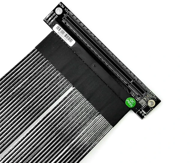 Alt view image 4 of 7 - JMT ADT-M33 JM JK PCIe 4.0 x16 Graphics Card Extension Cable Gen4 256Gbps 15CM Compatible with ATX Chassis RTX4090 RX7900xtx GPU (M33JP-SR 15CM)