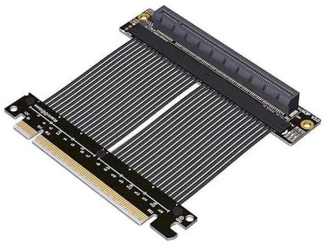 Main image of JMT ADT-M33 JM JK PCIe 4.0 x16 Graphics Card Extension Cable Gen4 256Gbps 15CM Compatible with ATX Chassis RTX4090 RX7900xtx GPU (M33JP-SR 15CM)