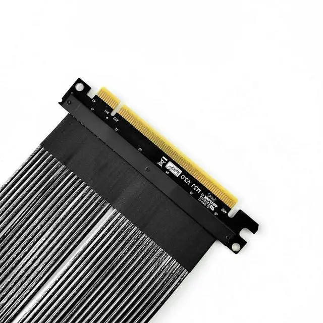 Alt view image 3 of 7 - JMT ADT-M33 JM JK PCIe 4.0 x16 Graphics Card Extension Cable Gen4 256Gbps 15CM Compatible with ATX Chassis RTX4090 RX7900xtx GPU (M33JP-SR 15CM)