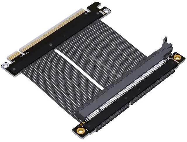 Main image of ADT-K33U PCIe 5.0 x16 Extension Cable 512Gbps High Speed Lossless Flexible GPU Riser for PC Cases Servers ITX Builds Computer RTX5090 (15cm,K33UF-TD-FG)