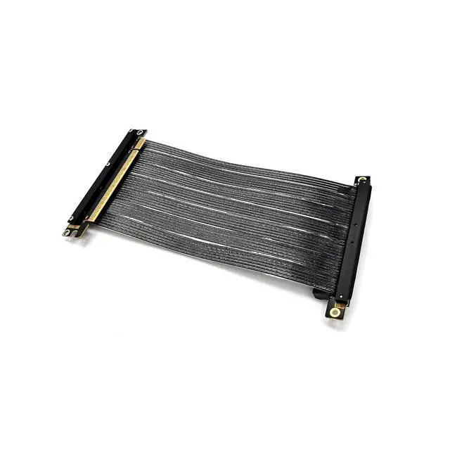 Alt view image 6 of 6 - ADT-K33U PCIe 5.0 x16 Extension Cable 512Gbps High Speed Lossless Flexible GPU Riser for PC Cases Servers ITX Builds Computer RTX5090 (15cm,K33UH-TS)
