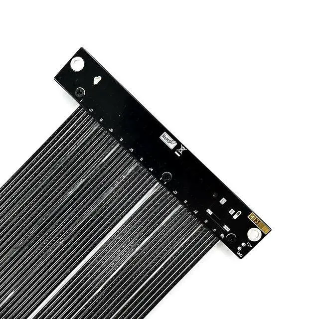 Alt view image 7 of 7 - ADT-K33U PCIe 5.0 x16 Extension Cable 512Gbps High Speed Lossless Flexible GPU Riser for PC Cases Servers ITX Builds Computer RTX5090 (K33UR-BK,15cm)