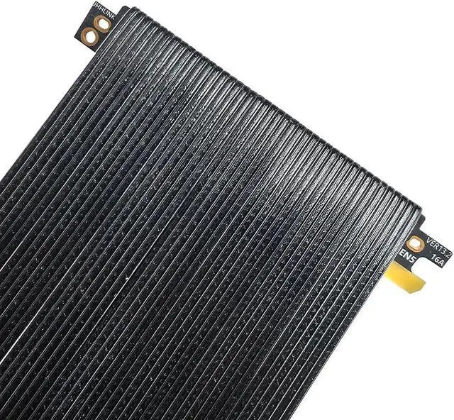 Alt view image 3 of 6 - PCIe 5.0 X16 64GB/s Extension Cable Dual-Reverse GPU Adapter Silver-Plated GEN5 High Speed Cable 16AB5 for ITX Small Case (19.5CM)