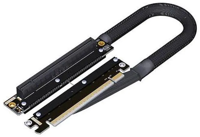 Main image of JMT ADT-K33U PCIe 5.0 x16 Dual Reverse Cable 512Gbps High Speed Compatible with RTX50 RX90xx Series Graphics Card (25CM,K33UR-TL)