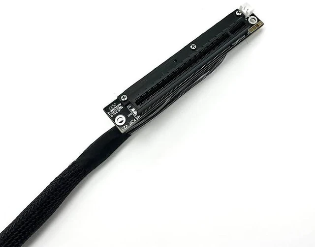 Alt view image 3 of 5 - JMT ADT-K33U PCIe 5.0 x16 Dual Reverse Cable 512Gbps High Speed Compatible with RTX50 RX90xx Series Graphics Card (25CM,K33UF-TR)