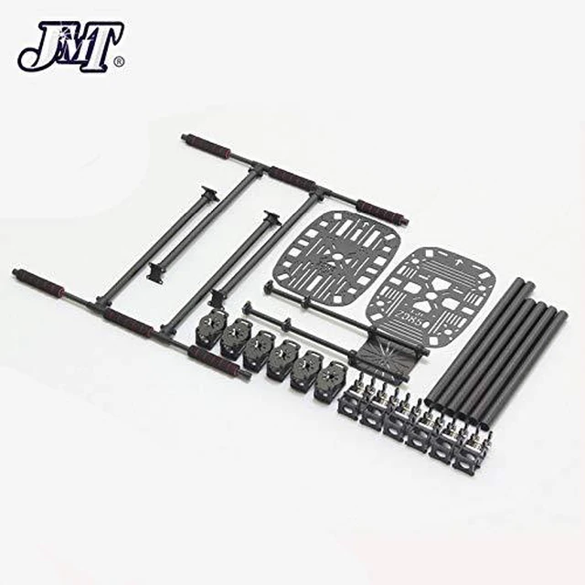 Alt view image 4 of 4 - JMT ZD850 850mm 6 Axle Full Carbon Fiber Frame Kit with Unflodable Landing Gear Foldable Arm ZD 850 for DIY FPV Aircraft Hexacopter