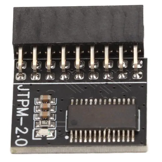Alt view image 4 of 7 - TPM 2.0 Module 18 Pin, TPM 2.0 Encryption Security Module for ASROCK Motherboard Compatible with Win11