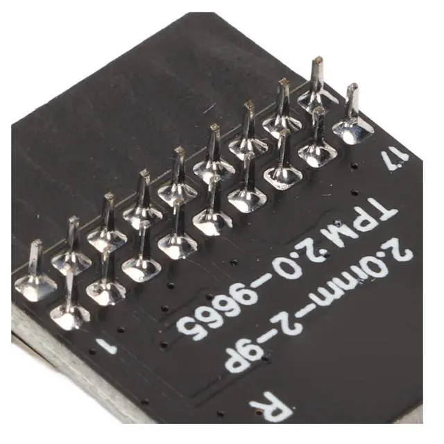 Alt view image 7 of 7 - TPM 2.0 Module 18 Pin, TPM 2.0 Encryption Security Module for ASROCK Motherboard Compatible with Win11